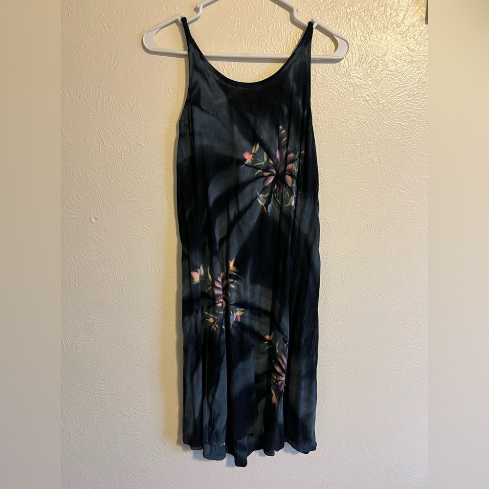 Vintage Black Pineapple Moon Dress